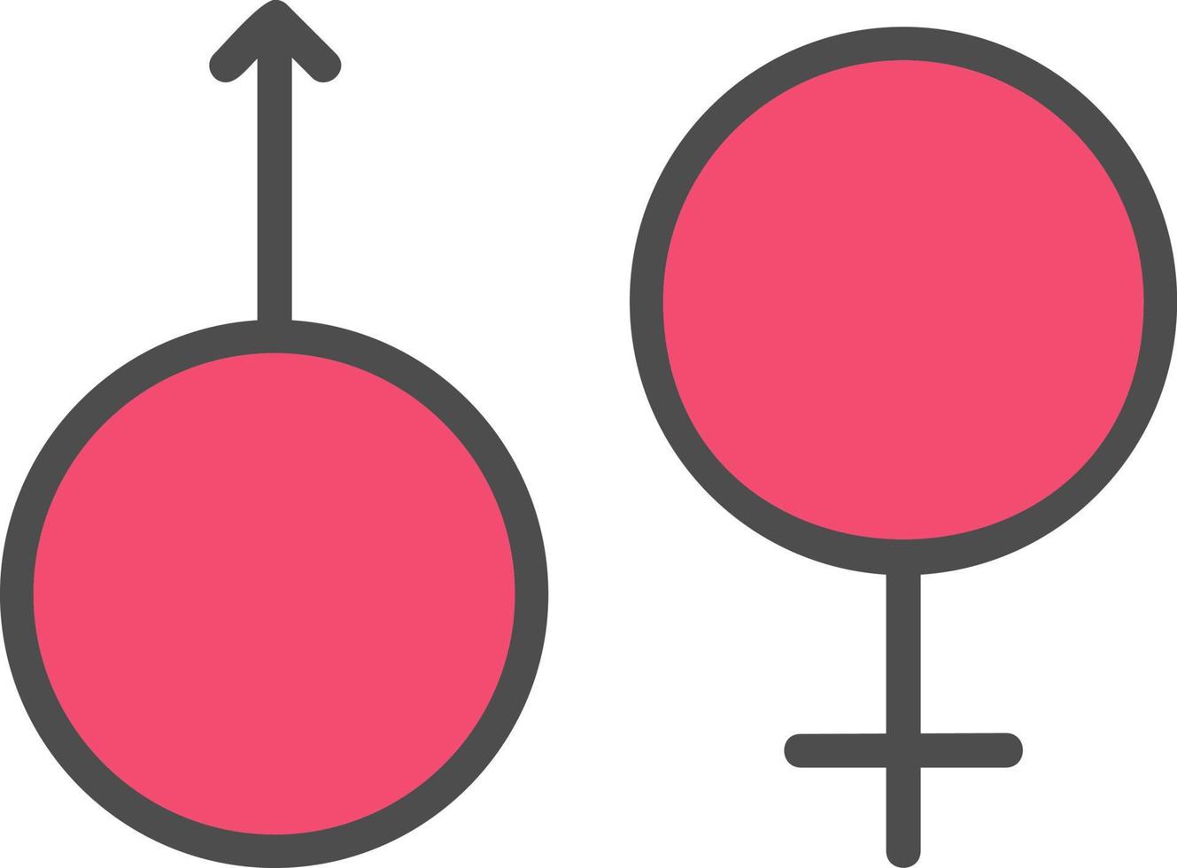 Gender Sign Vector  Icon