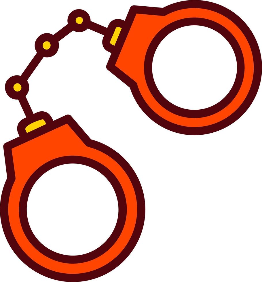Hand Cuffs Vector  Icon