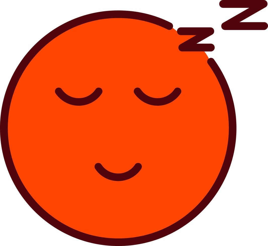 Sleepy Vector  Icon