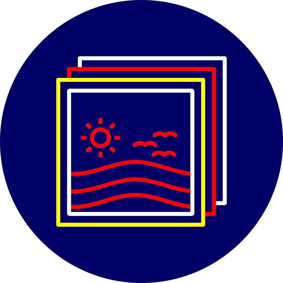 Photo Album Creative Icon Design vector