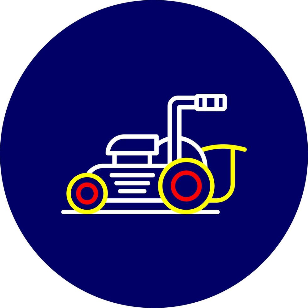 Lawnmower Creative Icon Design vector