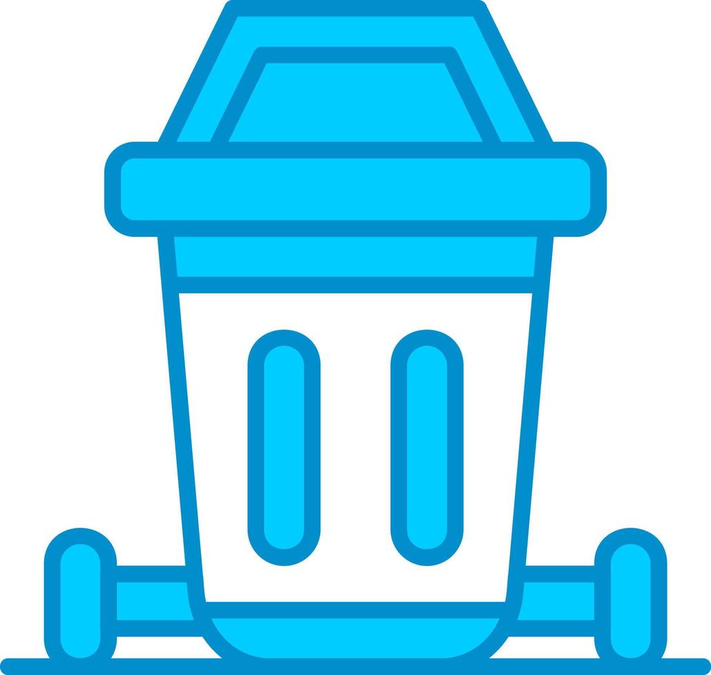 Dustbin Creative Icon Design vector