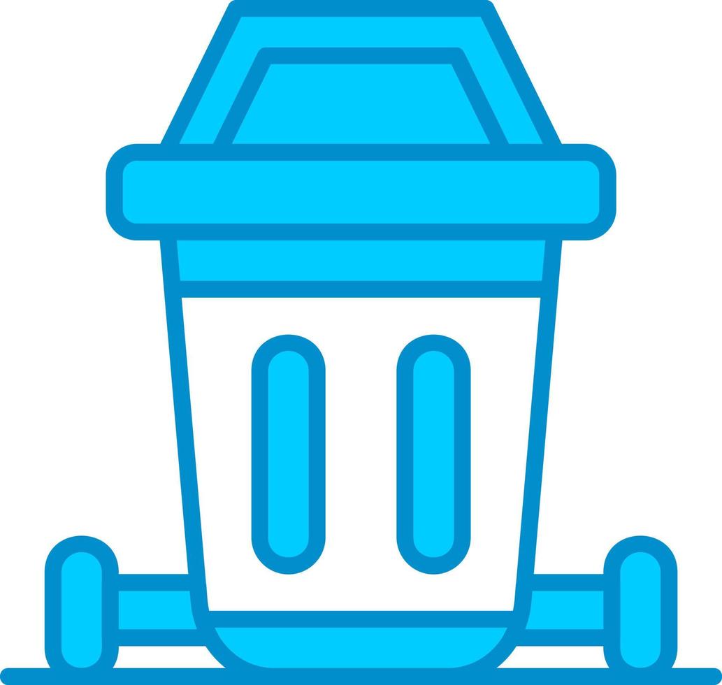 Dustbin Creative Icon Design vector