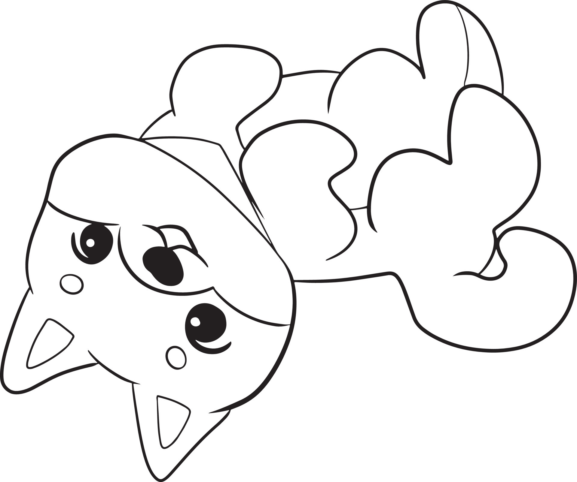 Dog Animal cartoon doodle kawaii anime coloring page cute ...