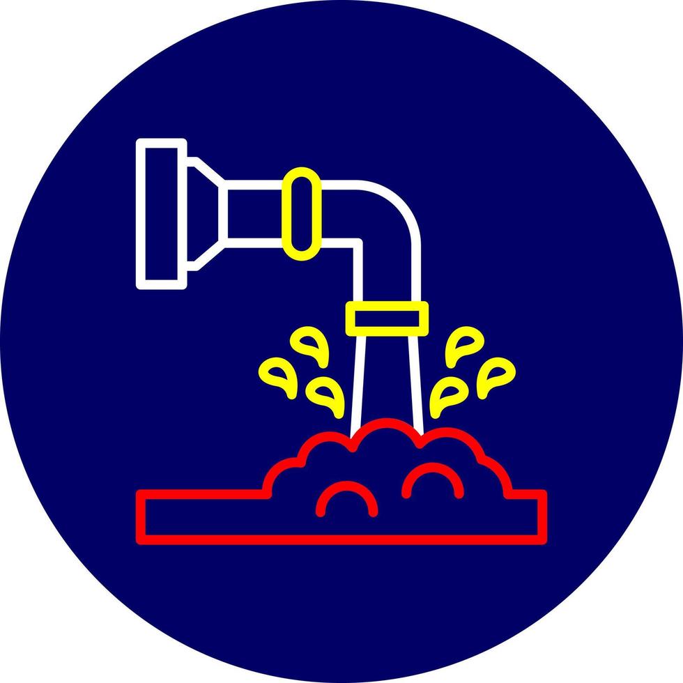 Waste Water Creative Icon Design vector