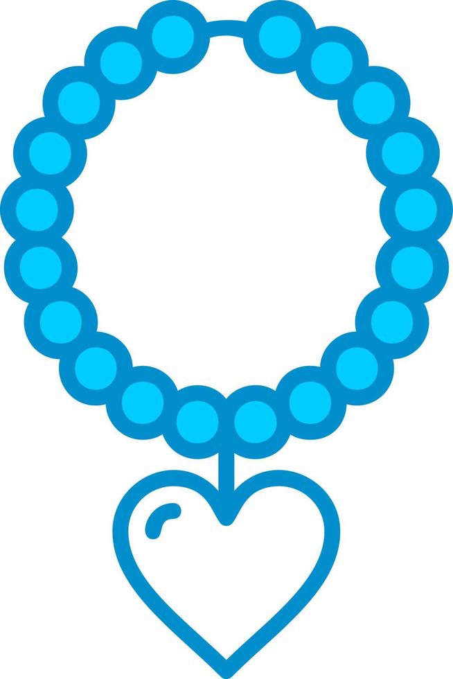 Pearl Necklace Creative Icon Design vector