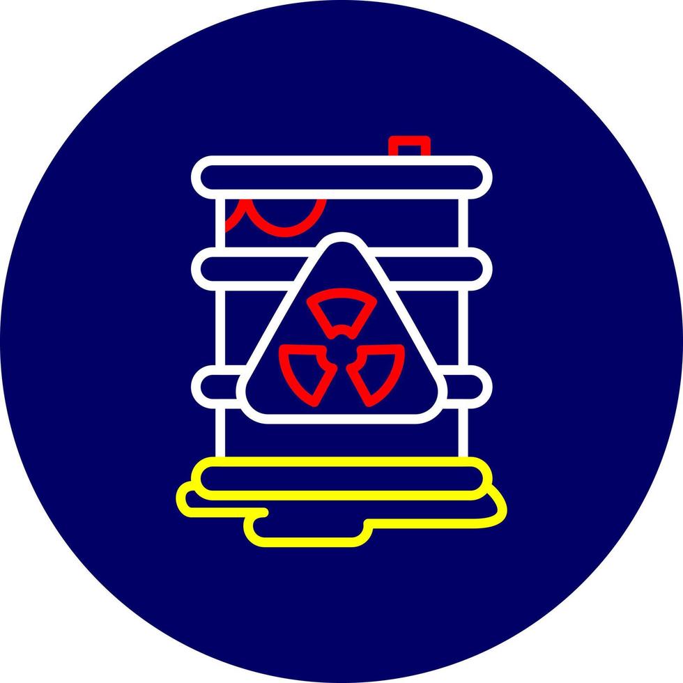 Toxic Waste Creative Icon Design vector