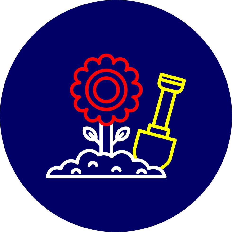 diseño de icono creativo de jardinería vector