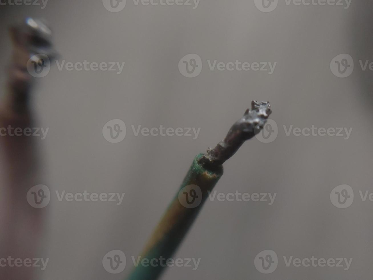 Electrical computer wires for current and information transfer photo