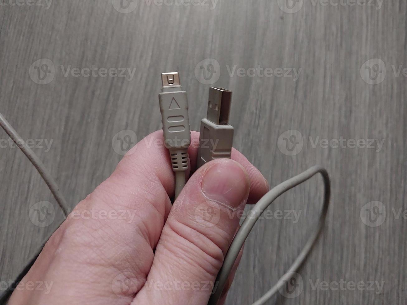 Electrical computer wires for current and information transfer photo
