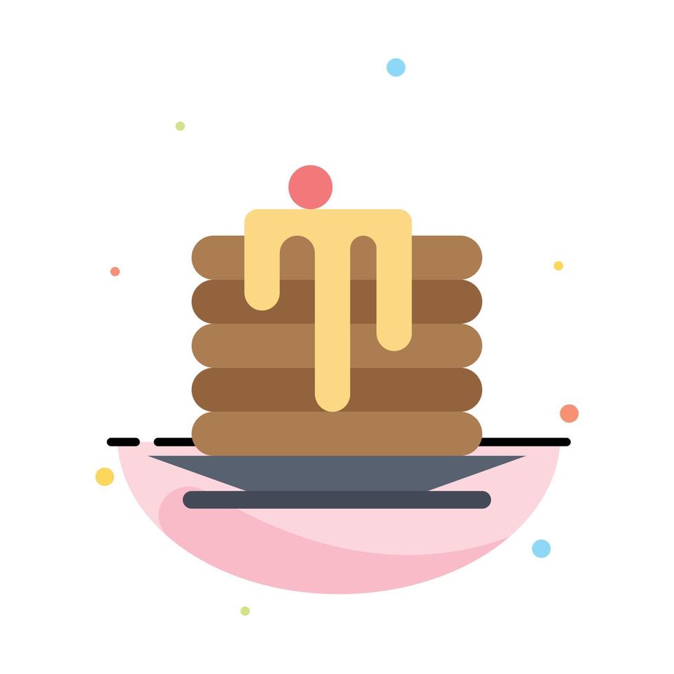 Cake Wedding Wedding Cake Canada Abstract Flat Color Icon Template vector