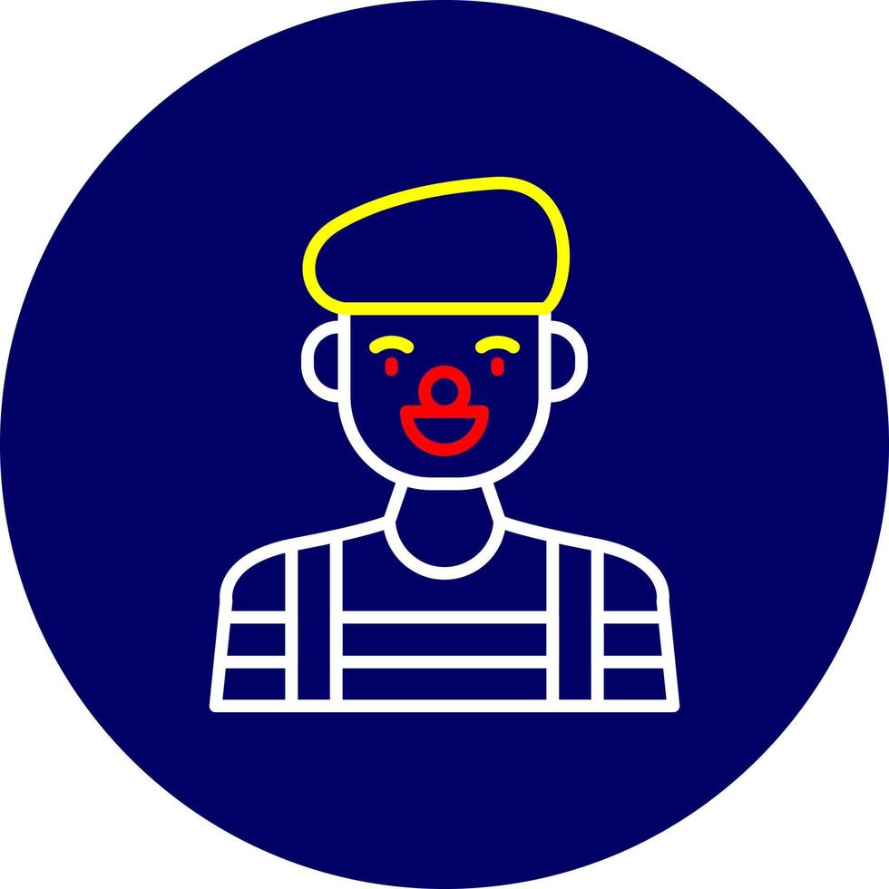 Mime Creative Icon Design vector