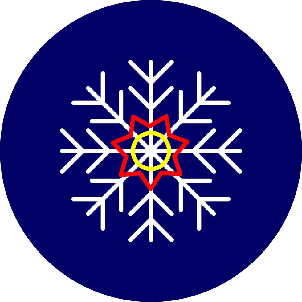 Snowflake Creative Icon Design vector