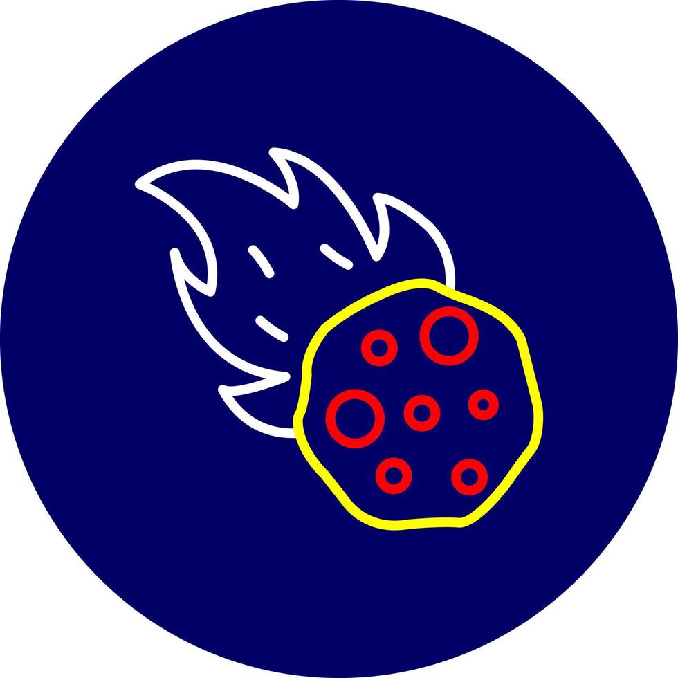 Meteor Creative Icon Design vector