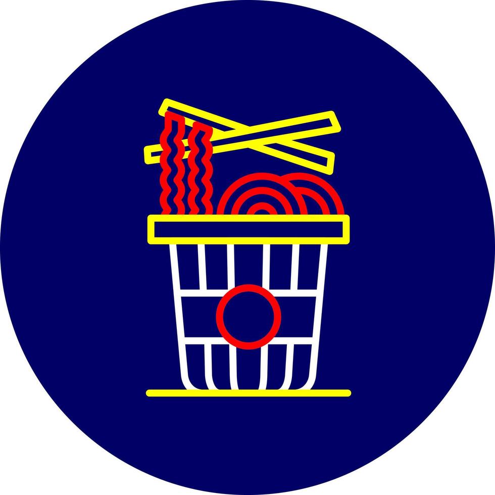 Noodles Creative Icon Design vector