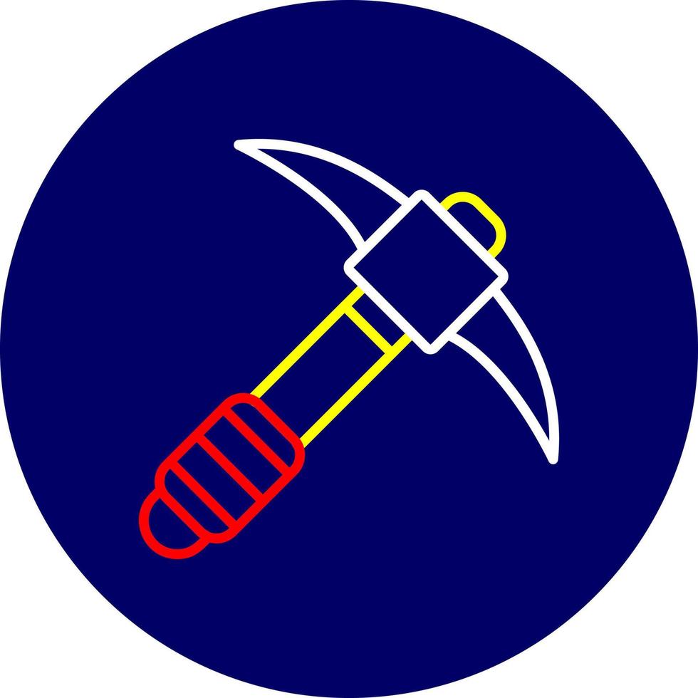 Pickaxe Creative Icon Design vector