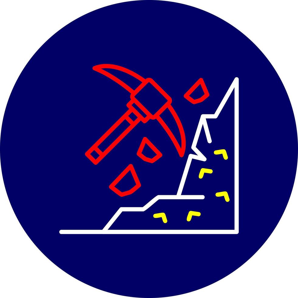 Mining Creative Icon Design vector