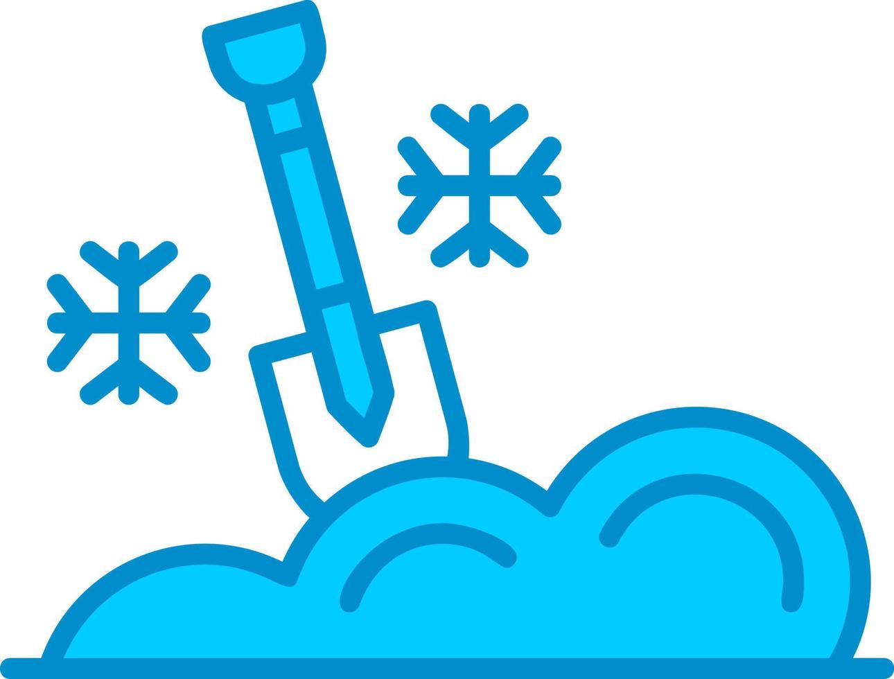 Shovel Creative Icon Design vector