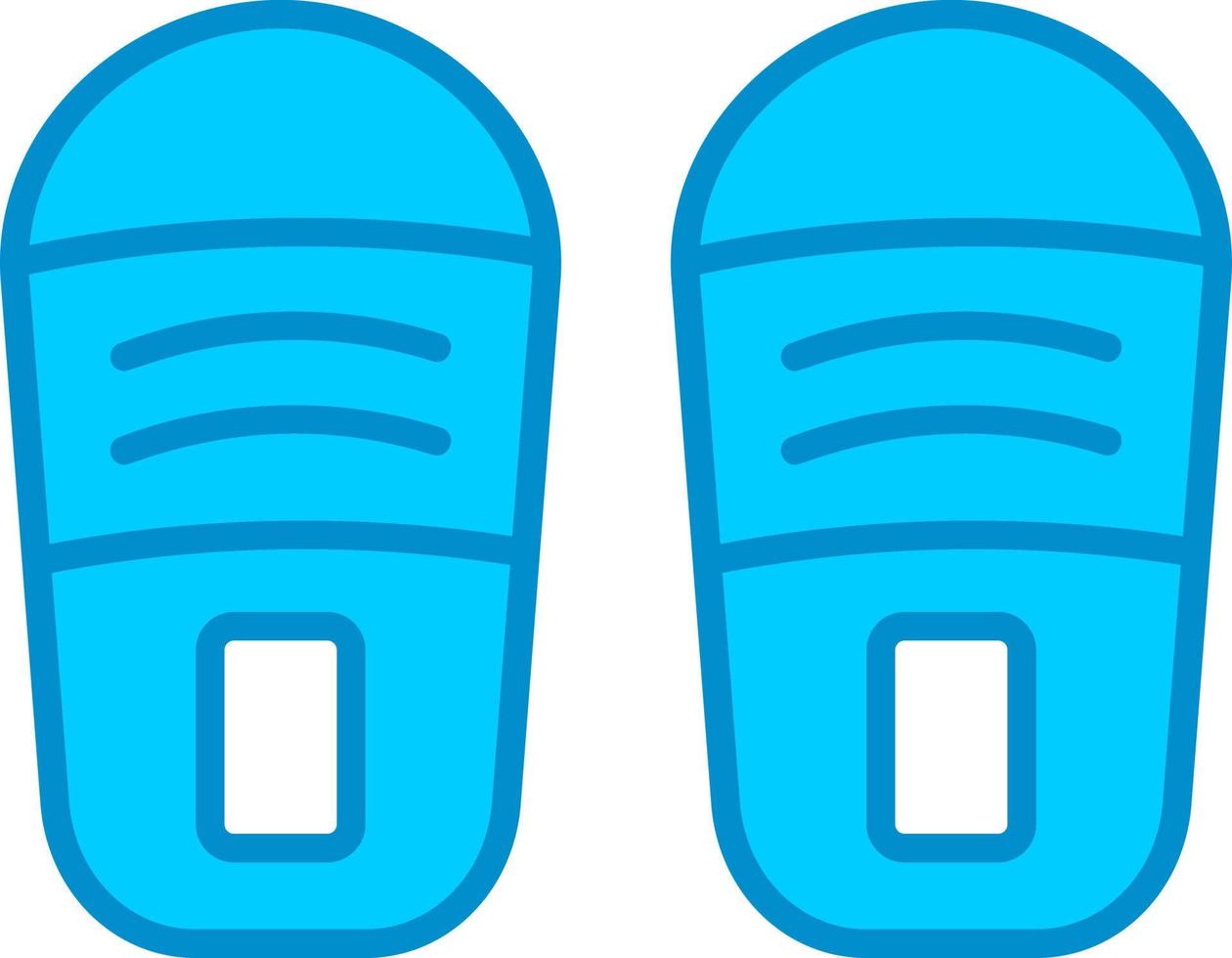 Slippers Creative Icon Design vector