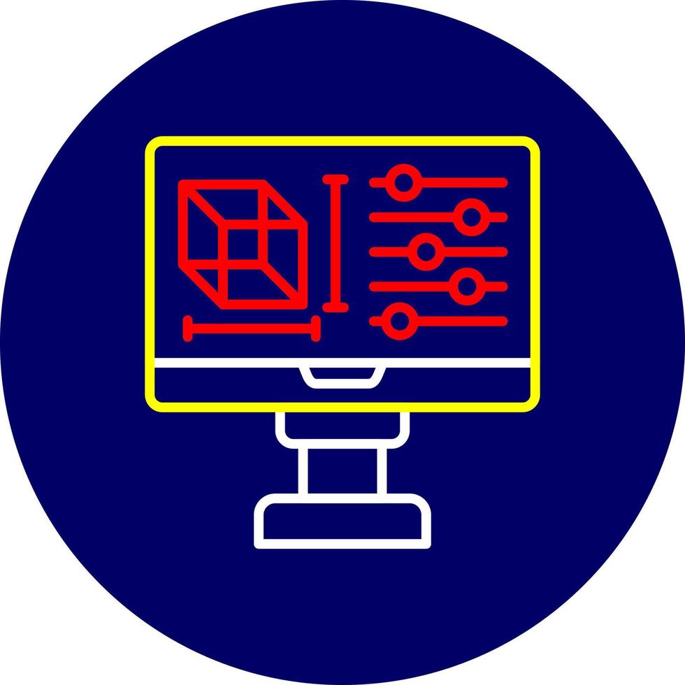 Simulation Creative Icon Design vector