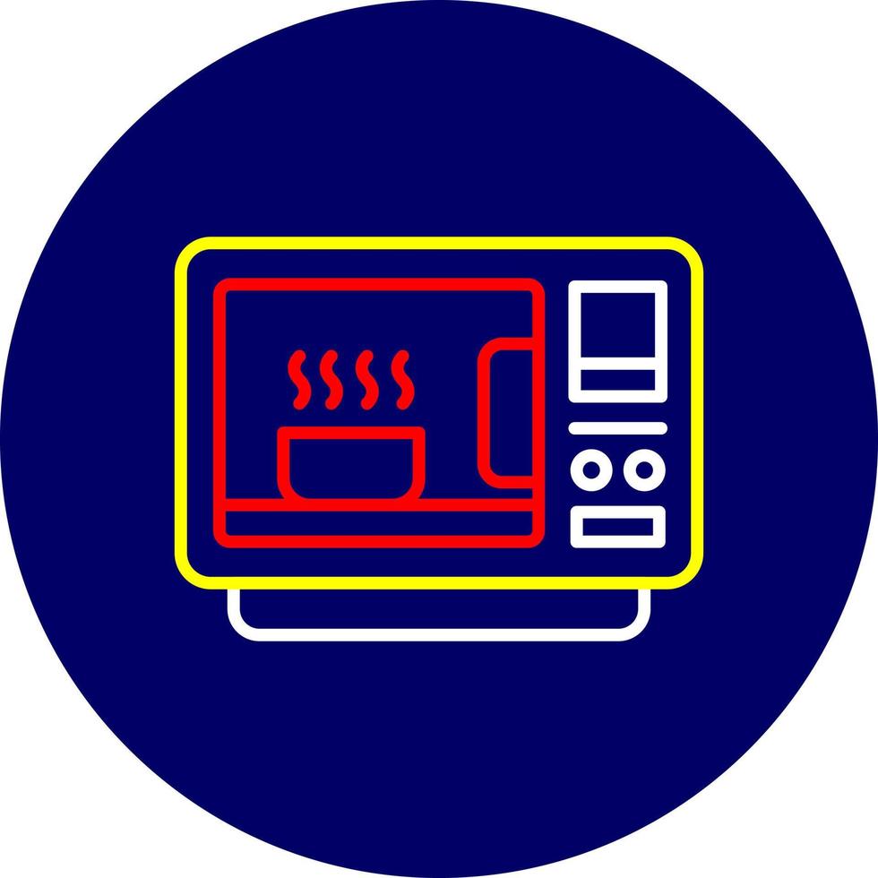 Microwave Creative Icon Design vector