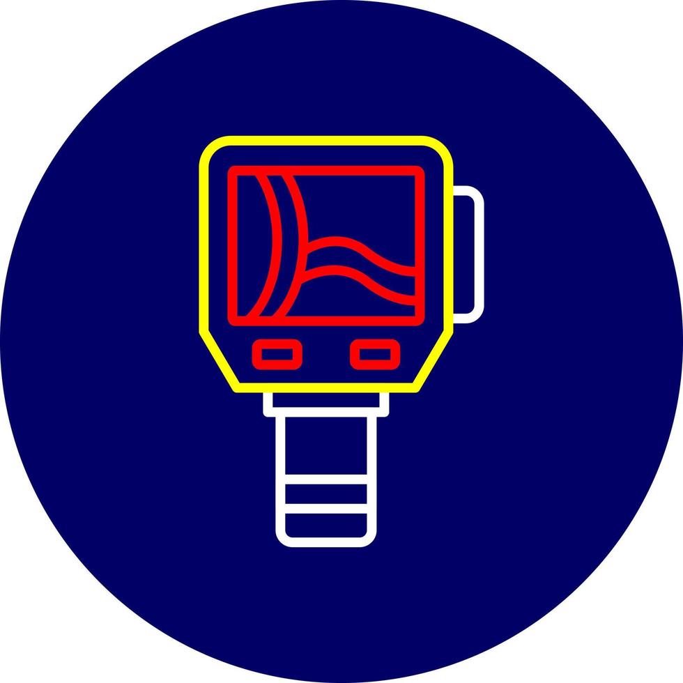 Thermal Imaging Creative Icon Design vector