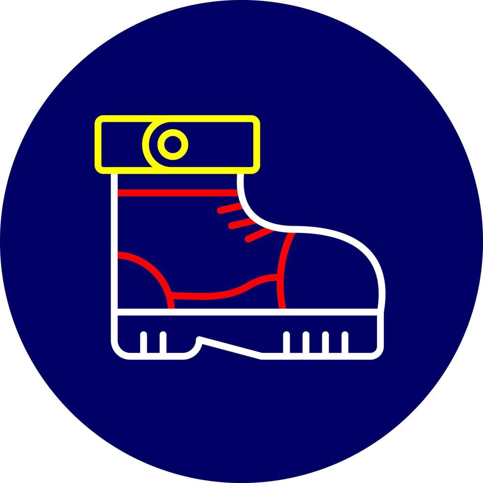 diseño de icono creativo de botas vector