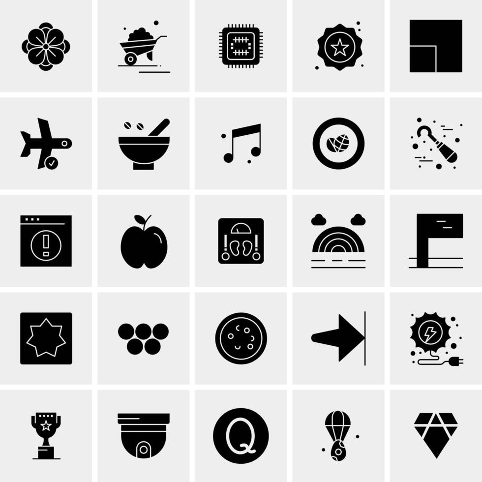 25 Universal Business Icons Vector Creative Icon Illustration to use in web and Mobile Related project