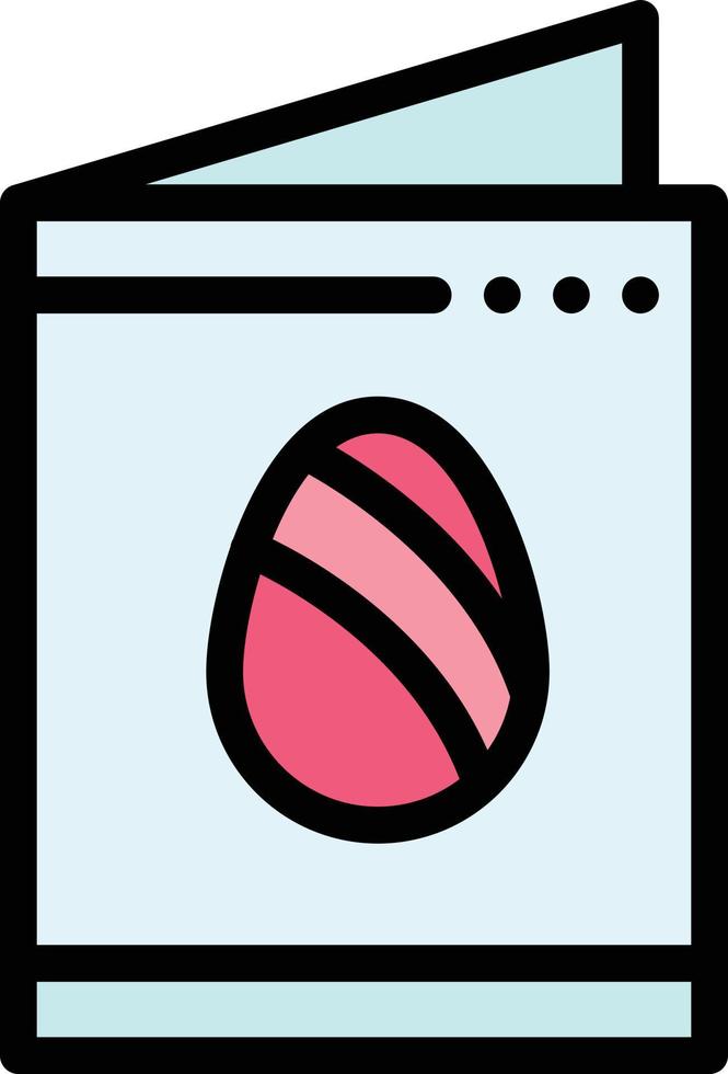 tarjeta huevo pascua boda empresa logotipo plantilla color plano vector