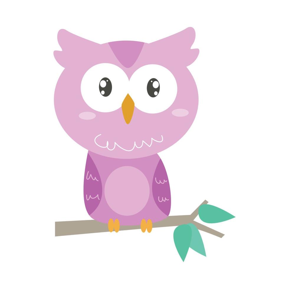 illustration vector graphic cute owl