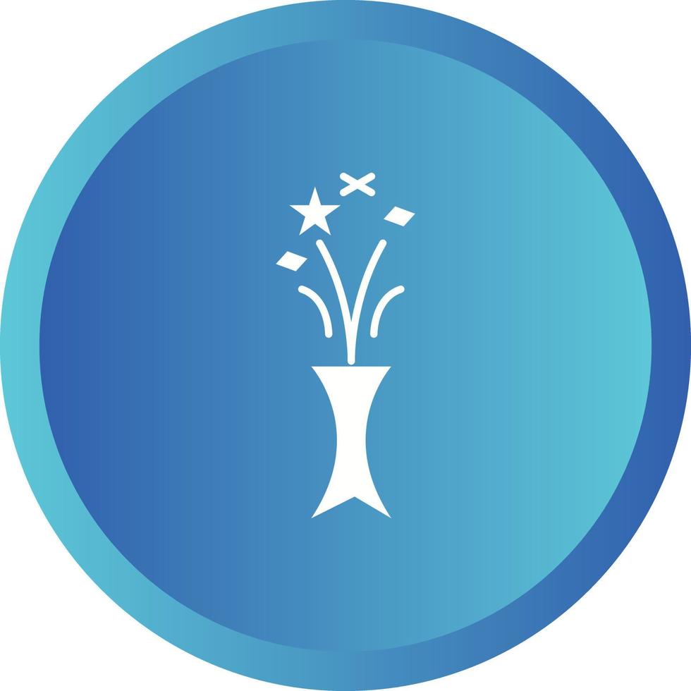 Unique Celebrations Vector Glyph Icon