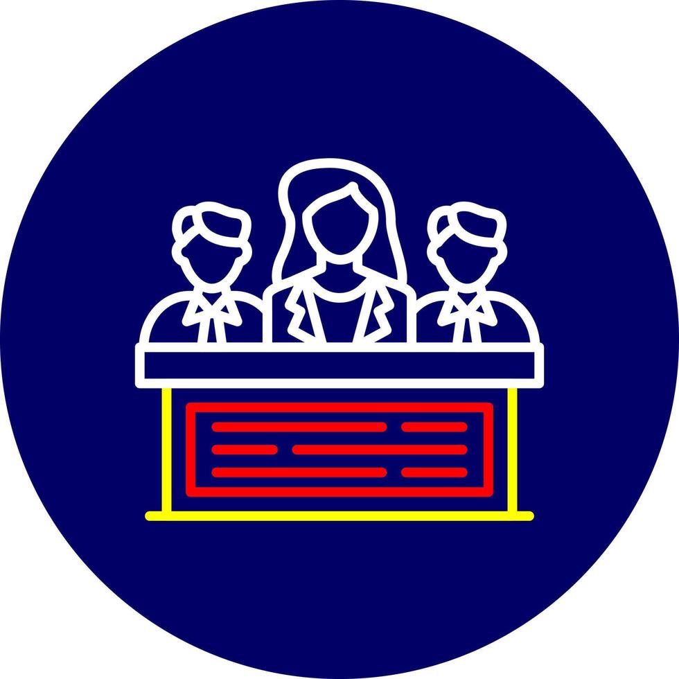 Jury Creative Icon Design vector