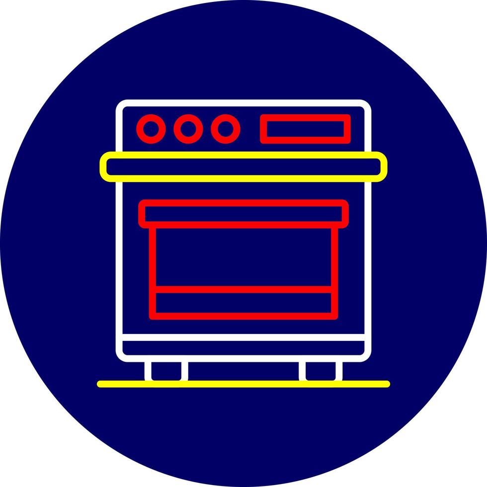 diseño de icono creativo de horno vector