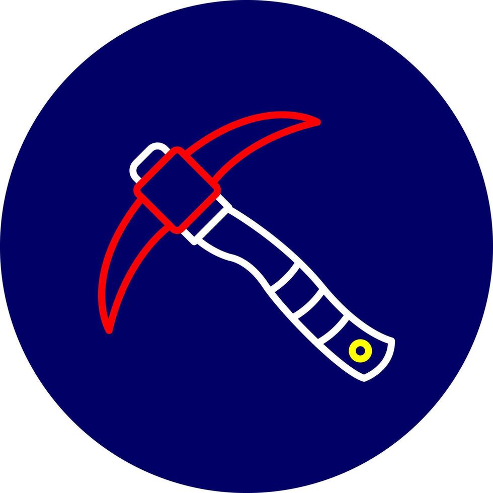 Pickaxe Creative Icon Design vector