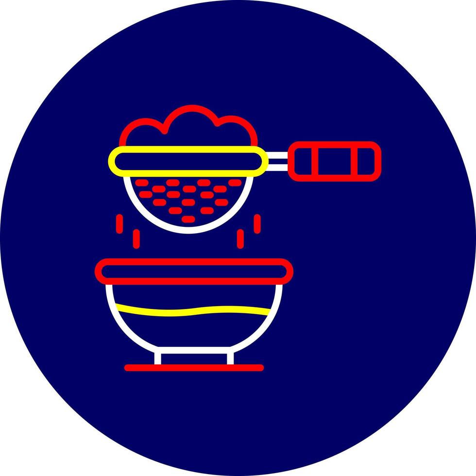 Strainer Creative Icon Design vector