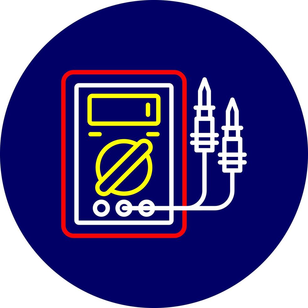 Voltmeter Creative Icon Design vector