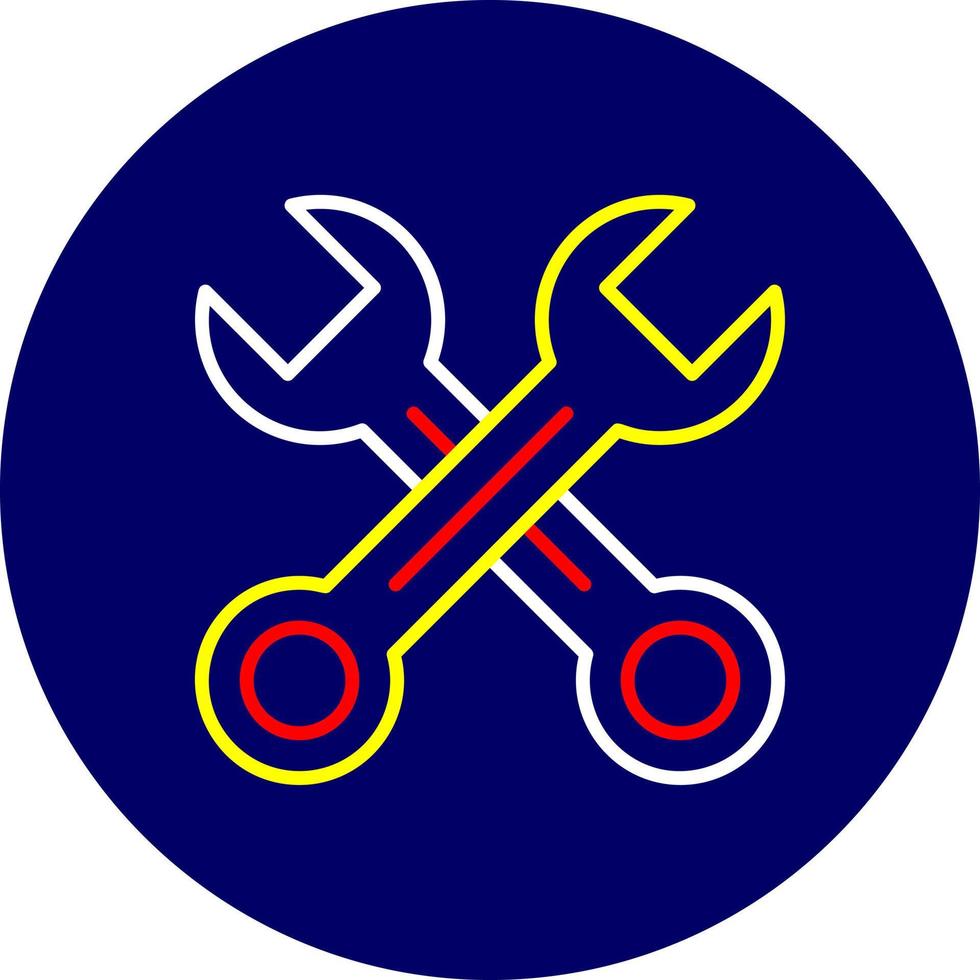 Key Mechanic Creative Icon Design vector