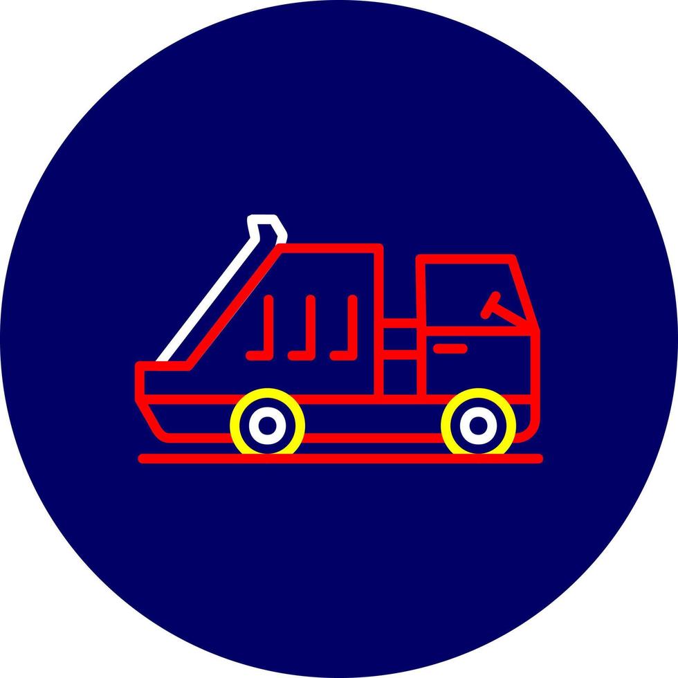 Car Waste Creative Icon Design vector