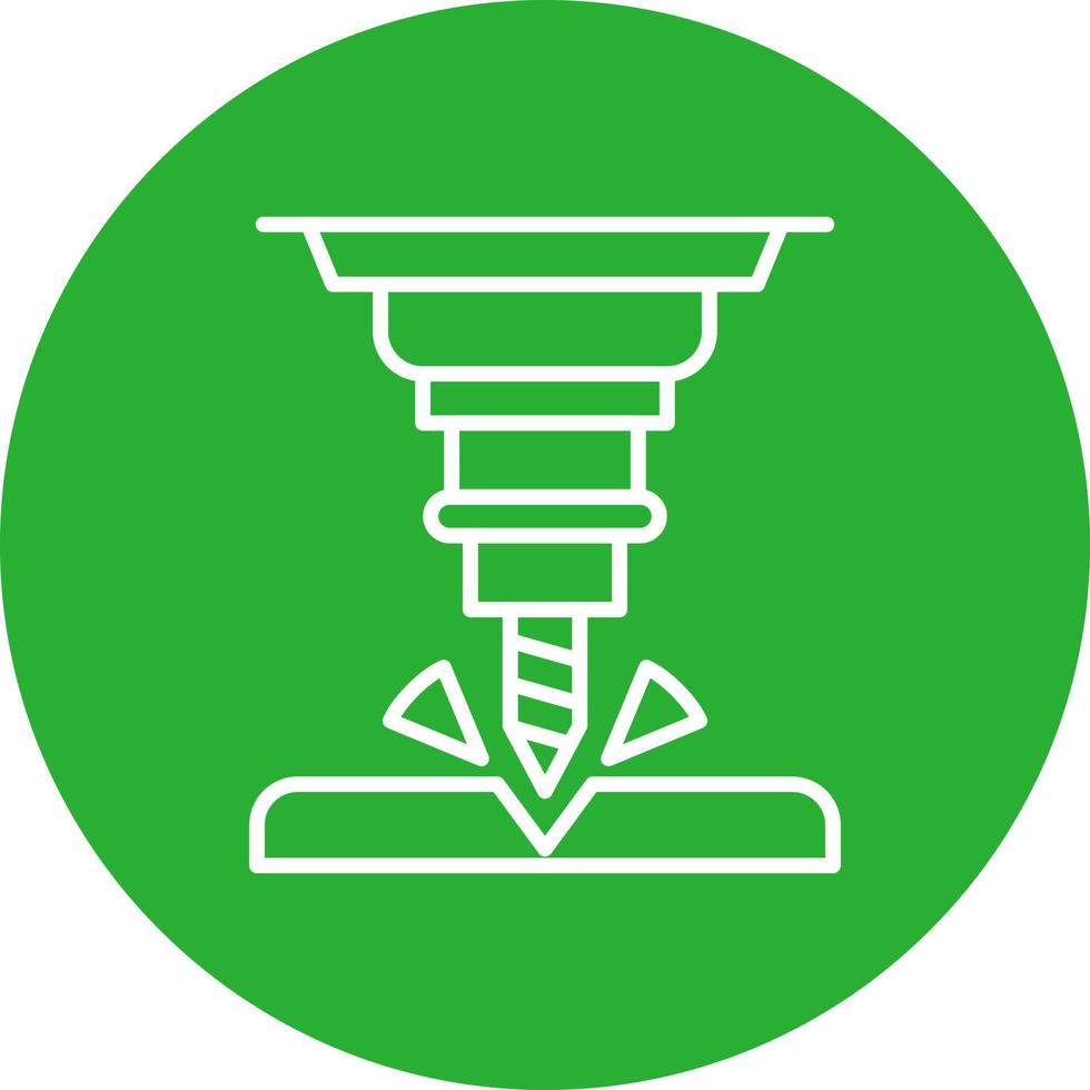 Drill Creative Icon Design vector