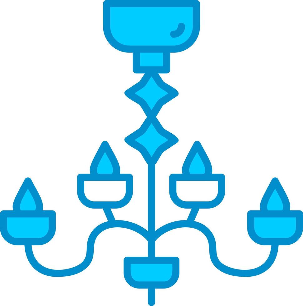 Chandelier Creative Icon Design vector