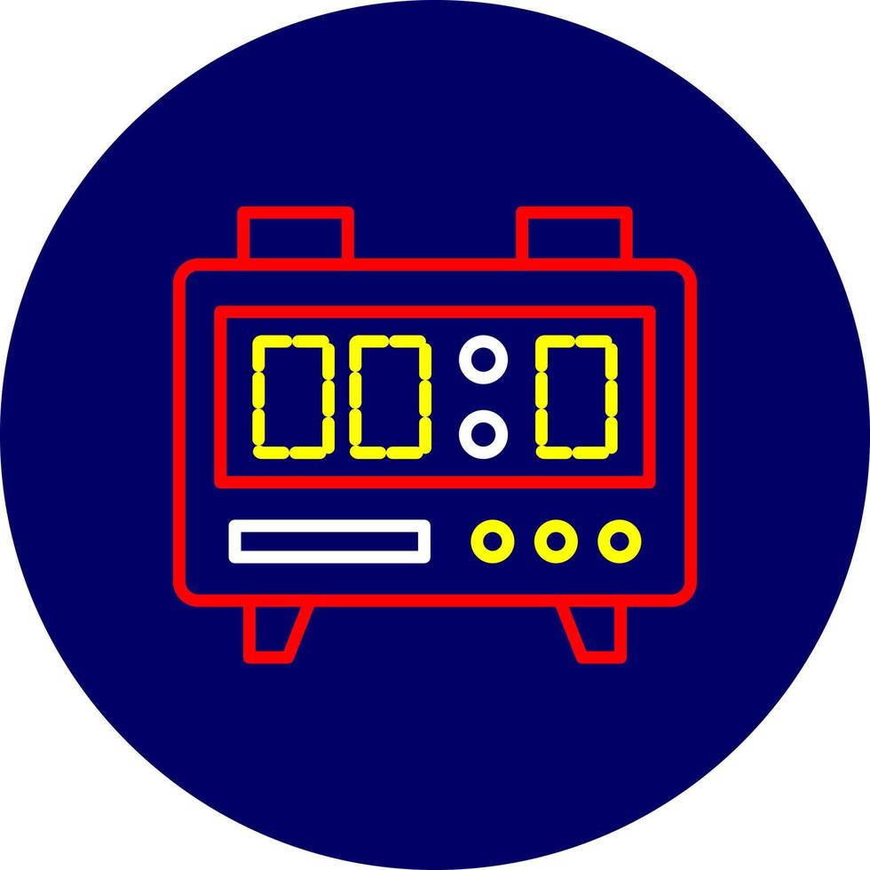 Digital Stopwatch Creative Icon Design vector