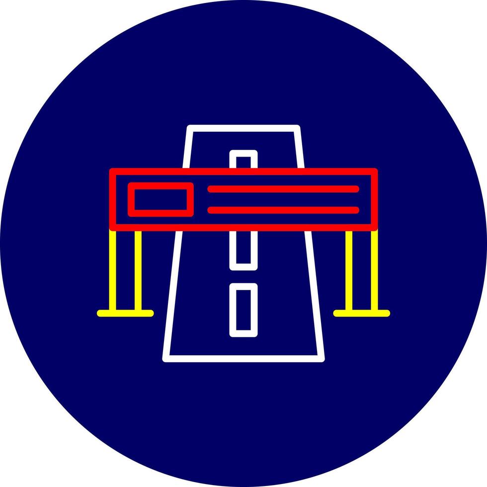 Motorway Creative Icon Design vector