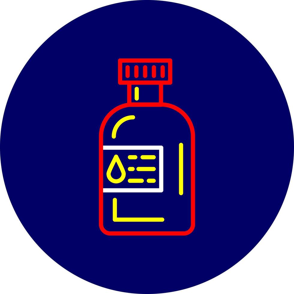 diseño de icono creativo de botella de agua vector