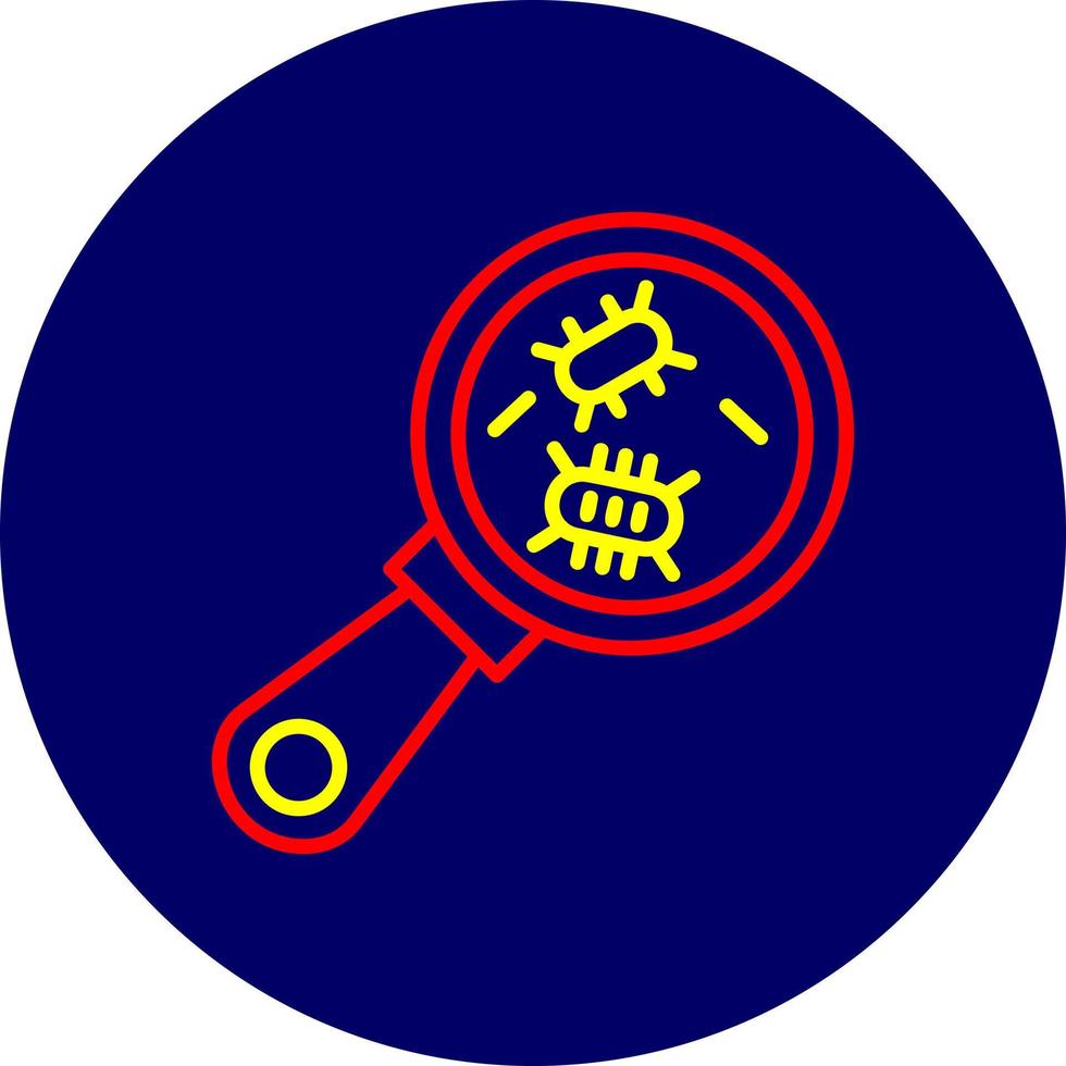 Microbiology Creative Icon Design vector