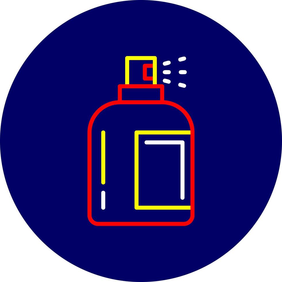 Spray Bottle Creative Icon Design vector