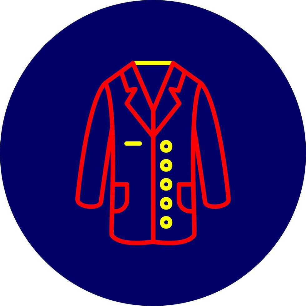 Lab Coat Creative Icon Design vector