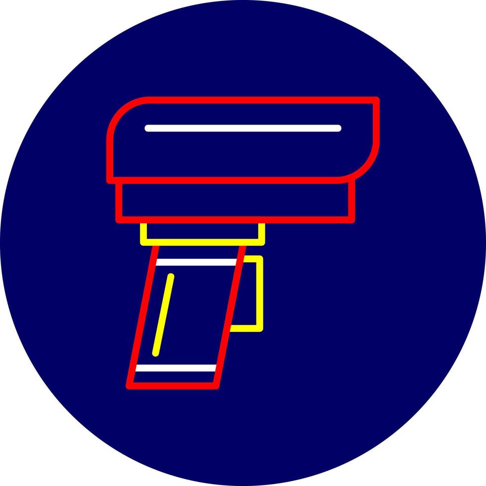 Barcode Scanner Creative Icon Design vector
