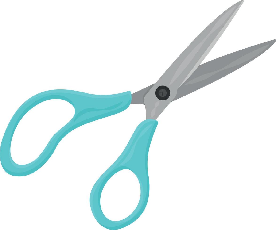 An image of scissors for cutting paper, cardboard, and other stationery