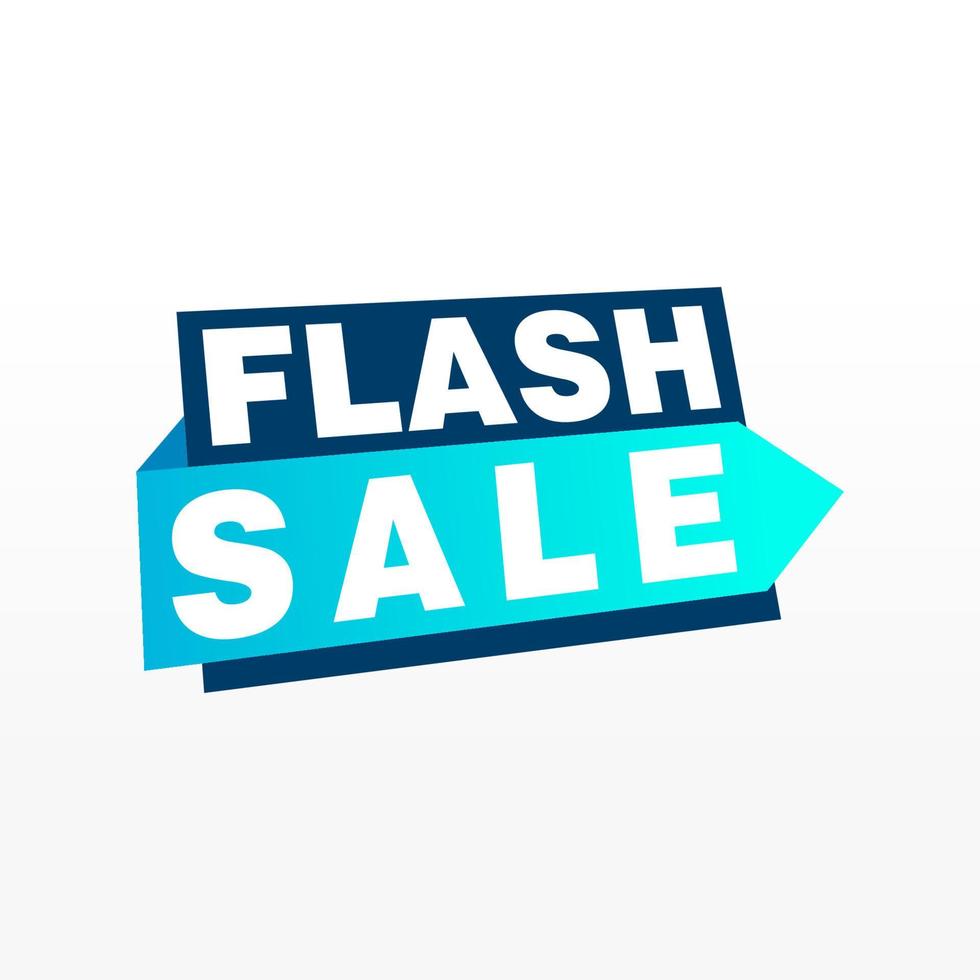 Flash Sale banner template design.Vector illustration. vector