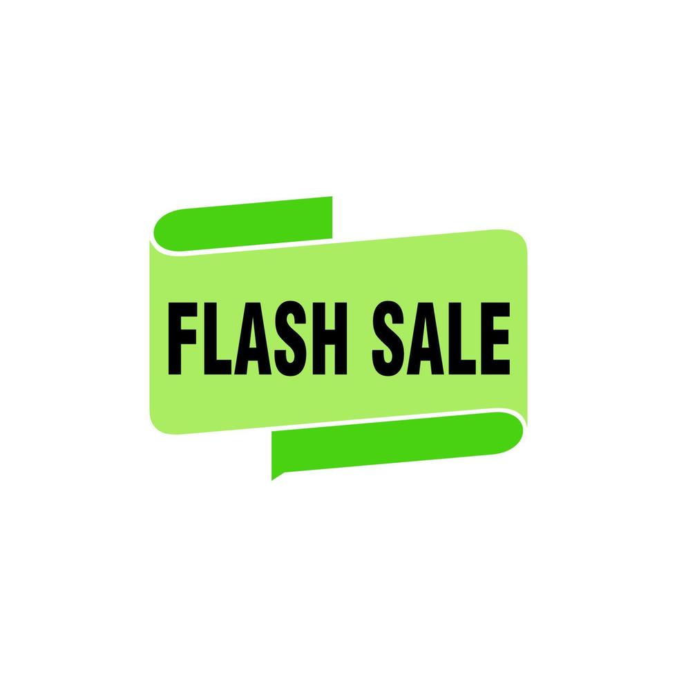 Flash Sale banner template design.Vector illustration. vector